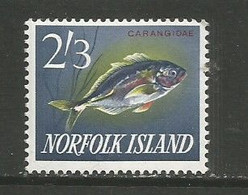 Norfolk Island  - 1963 White Trevally Fish 2/3d MNH **   SG 48   Sc 60 - Norfolkinsel