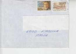 FINLANDIA  1987 - Lettera Per Italia -  Unificato 841-978 - Storia Postale