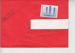 FINLANDIA  1987 - Lettera Per Italia -  Unificato986 - Europa/CEPT - Storia Postale