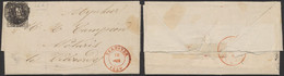 Médaillon - N°3 Touché Sur LAC Obl P114 çàd Termonde (1850, Manusc. Grembergen) > Vilvorde - 1849-1850 Medallions (3/5)