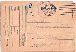AUSTRIA 1916 - Feldpostkarte Nach Basel - Brieven En Documenten
