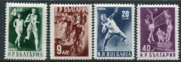 BULGARIA 1950 Sport MNH / ** .  Michel 749-51 - Neufs