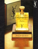 PUB PARFUM  " Y " DE " YVES SAINT LAURENT " 1972  ( 11 ) - Non Classés