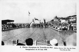 14-TROUVILLE- PISCINE OLYMPIC DE TROUVILLE INAUGURATION DU 30 JUIN 1930 - Trouville