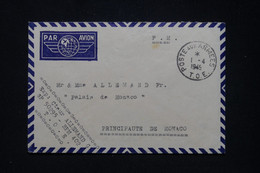 MONACO - Enveloppe D'un Soldat ( En Indochine ) Pour Monaco En 1949 En Fm - L 95608 - Brieven En Documenten