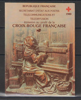 France Carnet Croix Rouge 1980 ** MNH - Cruz Roja