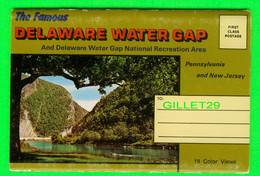 DELAWARE WATER GAP - CARNET SOUVENIR FOLDER - NATIONAL RECREATION ARES - 18 PHOTOS - - Otros & Sin Clasificación