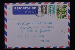 MAYOTTE - Enveloppe De Pamandzi Pour Grasse En 1997 - L 95627 - Brieven En Documenten