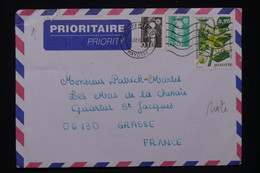 MAYOTTE - Enveloppe De Pamandzi Pour Grasse En 1997 - L 95627 - Cartas & Documentos