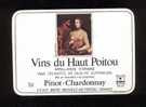 Etiquette De Vin  Du Haut Poitou Pinot Chardonnay  -  Diane De Poitiers   -    Thème Femme - Bellezza Femminile Stile Liberty