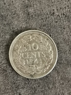 1941 10 CENTS ARGENT PAYS BAS NETHERLANDS NEDERLAND / SILVER - 10 Cent