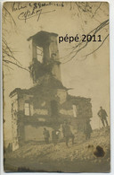 Carte Photo Militaria VERBENI ( Macedoine ) 1916 L'Eglise Détruite  Soldats Destroyed Church Soldiers - Weltkrieg 1914-18