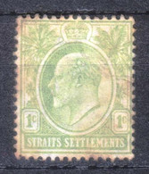 GB - STRAITS SETTLEMENTS - 1c Vert Clair - Neufs