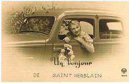 44  UN BONJOUR   DE  SAINT  HERBLAIN   CPM  TBE  VR721 - Saint Herblain