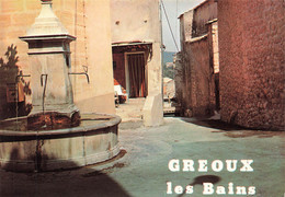 04 Gréoux Les Bains La Fontaine - Gréoux-les-Bains