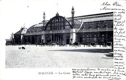 Malines - Mechelen -  La Gare Statie (1902) - Mechelen