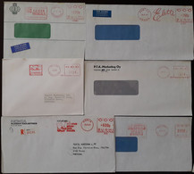 Suomi - Advertising METER Franking - 6 Covers - Lettres & Documents