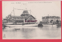 35 - SAINT MALO----Le Bassin A Flot - Le Casino Et L'Hotel Franklin - Saint Malo