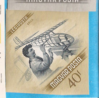 1-21 UNG UNGARN UNGHERIA  AEREO  RRR!!!!-IMPERFORATE RRR EXCELLENT QUALITY FOR THE COLLECTION  MNH - Errors, Freaks & Oddities (EFO)