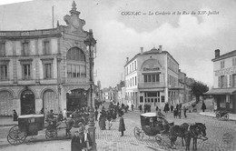 Cognac       16         La Corderie Et La Rue Du XIV Juillet     (voir Scan) - Cognac