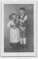 Carte Photo - Appenzeller Tracht Kinder - Costume Appenzellois - Enfants - Pipe   Rohr - Appenzell - Autres & Non Classés