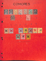 GRANDE COMORE - Collection De 19 Timbres Neufs Et Oblitérés Sur Charnieres Propres - Voir Les Scans - - Other & Unclassified