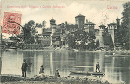 Delcampe - ITALIE TORINO ESPOSIZIONE 1884 VILLAGGIO CASTELLO MEDIOEVALE - Otros Monumentos Y Edificios