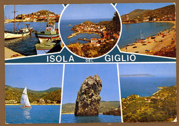 Delcampe - °°° Cartolina N. 589 - Isola Del Giglio - Vedute Nuova °°° - Grosseto