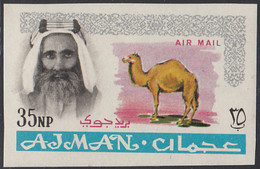 Ajman 1965 MNH Sc #C3 IMPERF 35np Camel - Ajman
