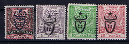 Turkey Mi 614 - 617 Isf 862 - 865 1917 MH/*, Mit Falz, Avec Charnière Signed/ Signé/signiert/ Approvato Ostrumalien - Autres & Non Classés