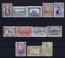 Turkey Mi 762- 778 Isf 1079 - 1090 1922 MH/*, Mit Falz, Avec Charnière  778 Colour What Faded - Ongebruikt