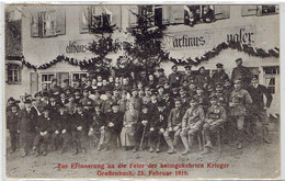 Neunkirchen Am Brand - Bayern - Zum Erinnerung An Die Feier Der Heimgekehren Krieger Großenbuch 23 Febr 1919 - Forchheim