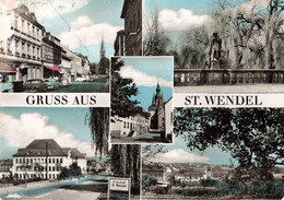 Allemagne Gruss Aus St Wendel CPSM GF Carte 5 Vues - Kreis Sankt Wendel