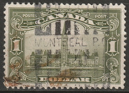 Canada 1929 Sc 159  Used Montreal Cancel Stained - Used Stamps