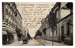 VITRY SUR SEINE --1916 -- L'Avenue Des écoles..............à Saisir - Vitry Sur Seine