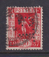 Perforé/perfin/lochung France 1936 No 325 C.L Crédit Lyonnais (234) - Perforés