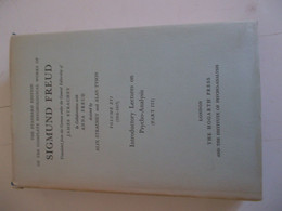 The Standard édition Of The Complete Psychological Works Of SIGMUND FREUD Vol. XVI (1916-1917) - Psicología