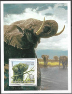 Guinee  2002  Sc#??  6000fg  Elephant Souv Sheet  MNH  2016 Scott Value $??? - Elefantes