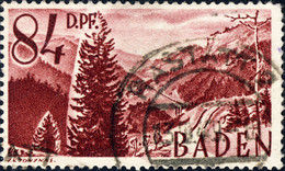 ALLEMAGNE / DEUTSCHLAND - Franz. Zone BADEN - 1948 - Mi.26yII 84 D.Pf. T.II - Obl. / Gestempelt RASTATT 2 - B/TB - Bade