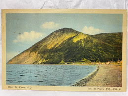 Mont St Pierre. Gaspe, 1940 Used, Canada Postcard - Gaspé