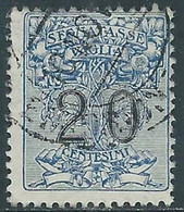 1924 REGNO SEGNATASSE PER VAGLIA USATO 20 CENT - RE31-4 - Vaglia Postale