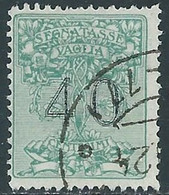 1924 REGNO SEGNATASSE PER VAGLIA USATO 40 CENT - RE31-4 - Vaglia Postale