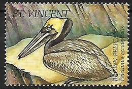 St Vincent - MNH ** 1995 :    Brown Pelican  -  Pelecanus Occidentalis - Pelikane