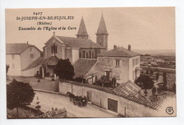 - CPA SAINT-JOSEPH-EN-BEAUJOLAIS (69) - Ensemble De L'Eglise Et La Cure - Edition AB 2407 - - Autres & Non Classés