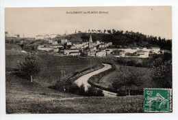 - CPA SAINT-CLÉMENT-LES-PLACES (69) - Vue Générale - - Autres & Non Classés