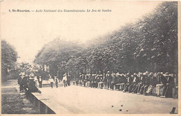 94-SAINT-MAURICE- ASILE NATIONALE DES CONVALESCENTS, LE JEU DE BOULES - Saint Maurice