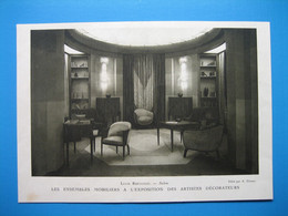 (1928) MOBILIER ARTS DÉCO : LUCIE RENAUDOT - Salon - Sonstige & Ohne Zuordnung