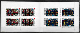 FRANCE Carnet  N° 2175/76 * *  ( Cote 8.40e ) Croix Rouge Vitraux De Fernand Leger Eglise D Audincourt - Verres & Vitraux