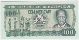 Mozambique P 130 C - 100 Meticais 16.6.1989 - UNC - Mozambique