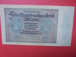 Reichsbanknote 500.000 MARK 1923 Circuler - 500000 Mark